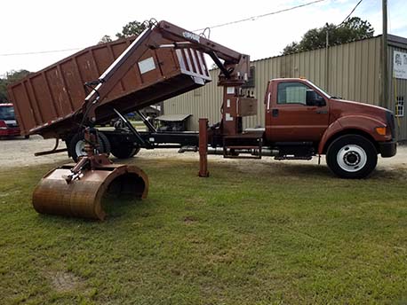 2011 FORD F750 GRAPPLE TRUCK
